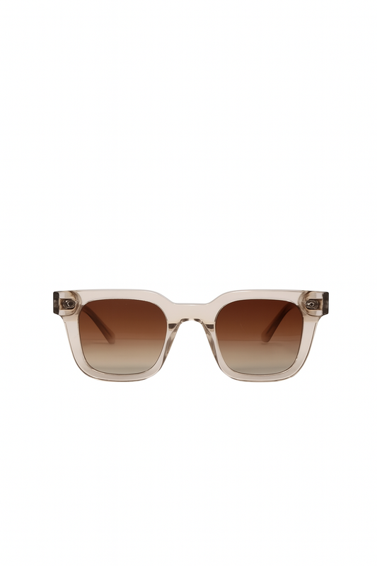 Mega Sunglasses - Clear Brown