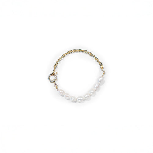 River Pearls Bracelet - Gold