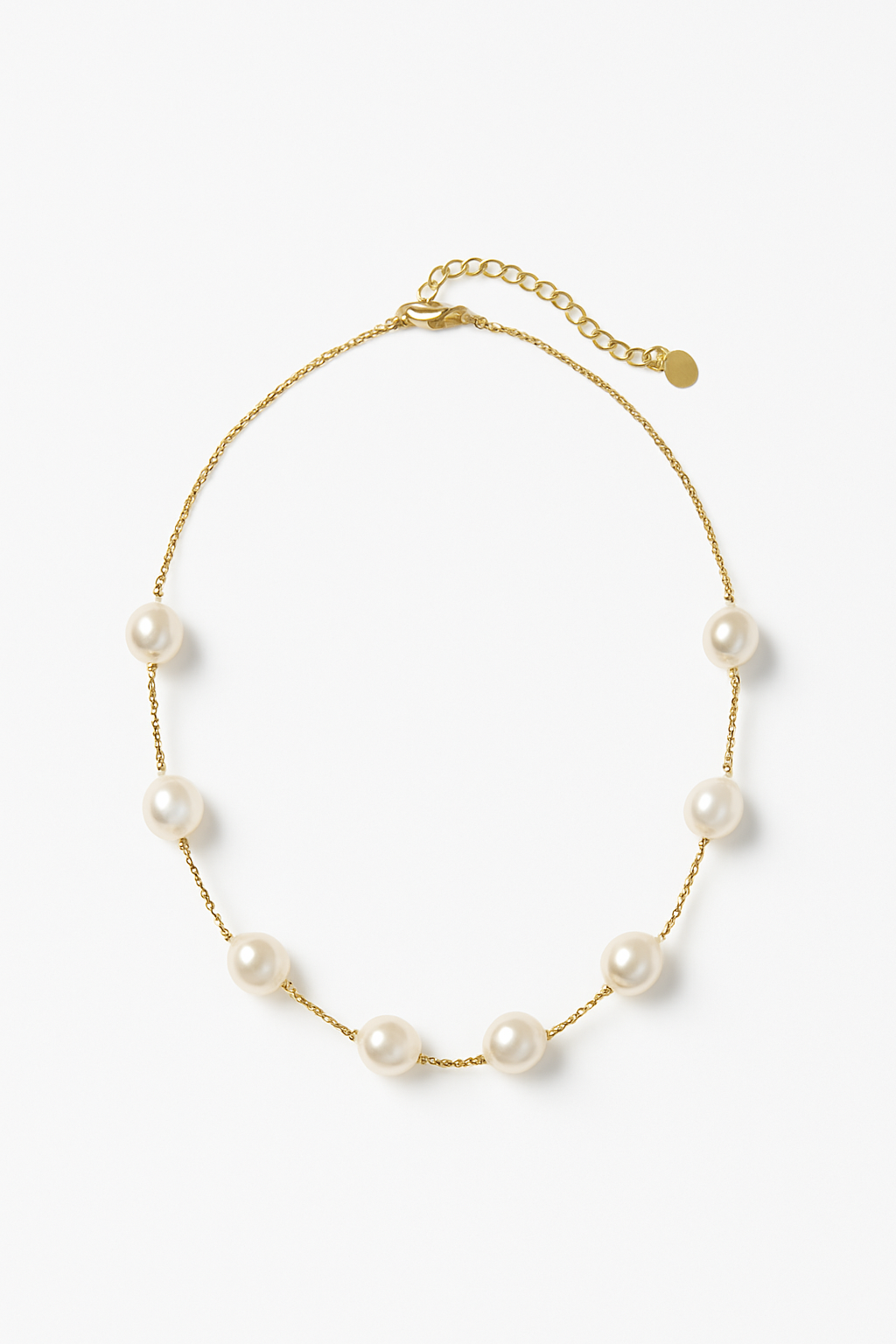 Round Pearl Necklace