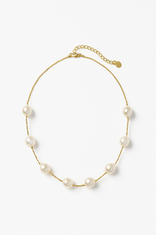 Round Pearl Necklace
