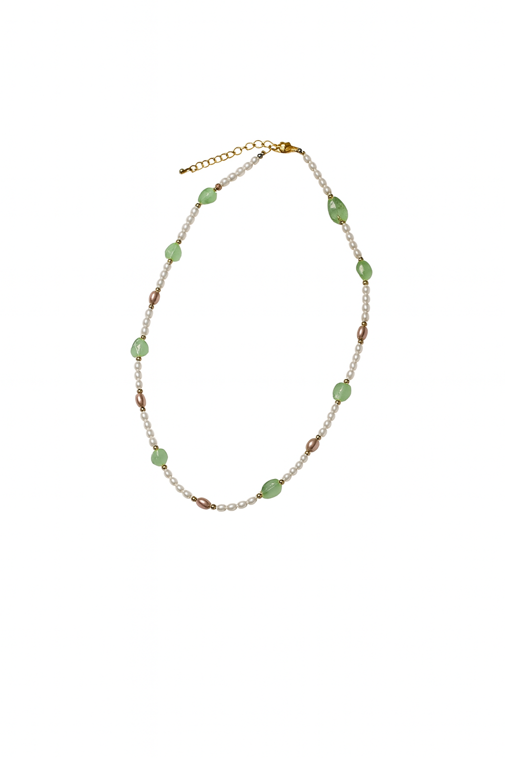 Beads Prehnite Pearl Green