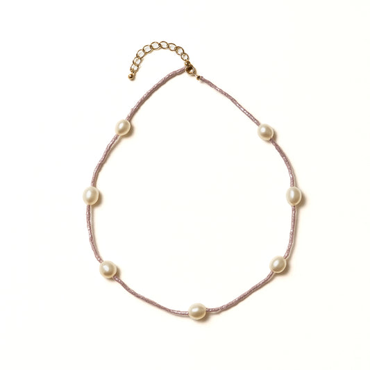 Pearl Acrylic Beads - Purple