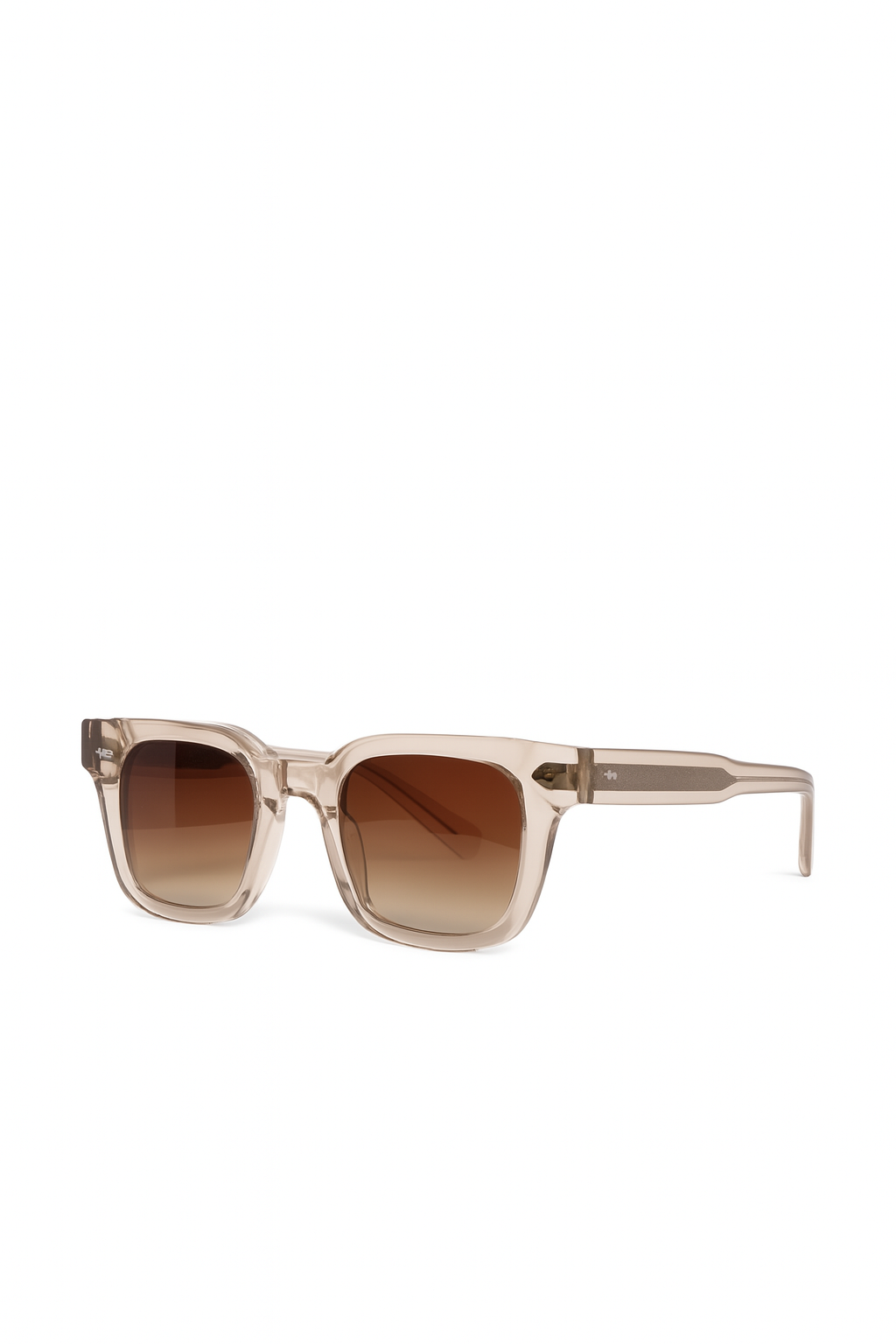 Mega Sunglasses - Clear Brown